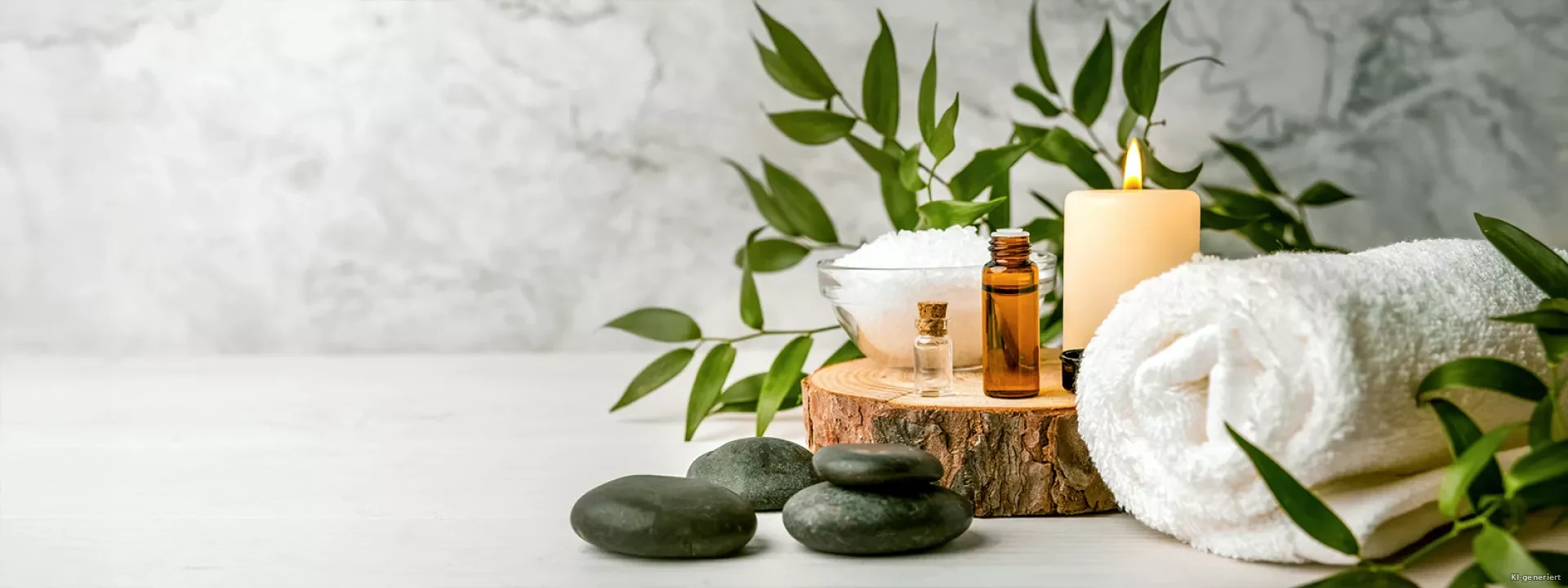 Wellness – deine Auszeit
für Körper und Geist Header Hintergrund